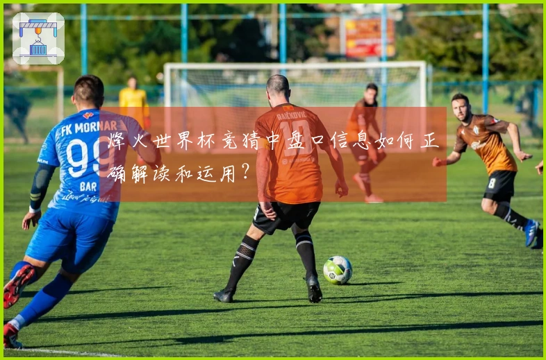 烽火世界杯竞猜中盘口信息如何正确解读和运用？
